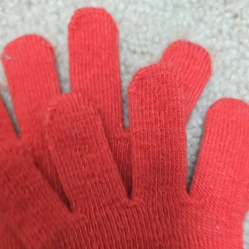 Kids Colorful Knit Gloves Set